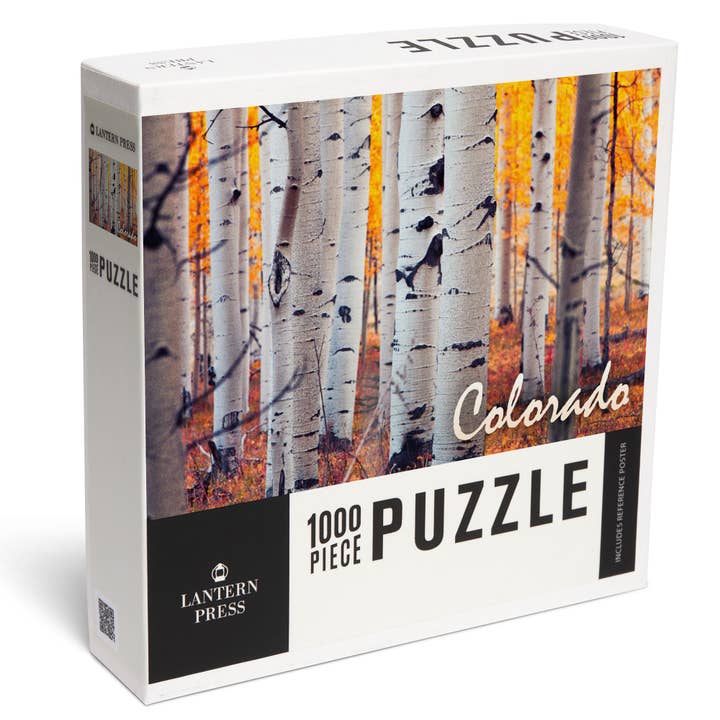 1000 PIECE PUZZLE Colorado, Aspen Trees, Fall Colors for wholesale by Lantern Press