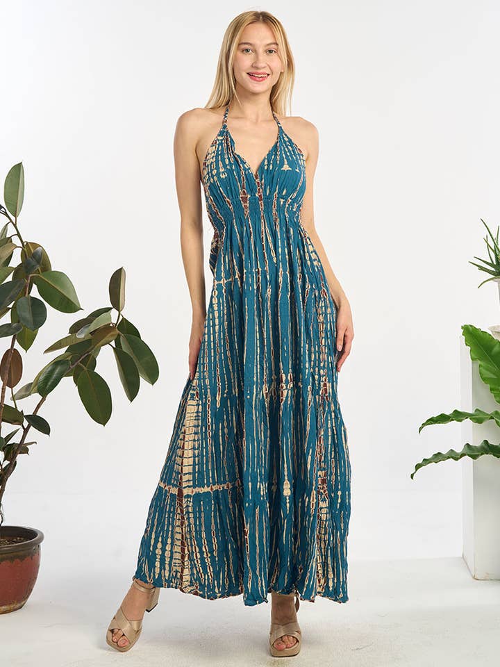 Kathmandu Imports - Vendita all'ingrosso Vestito - Donna - ABITO HALTER (TH-1955)1