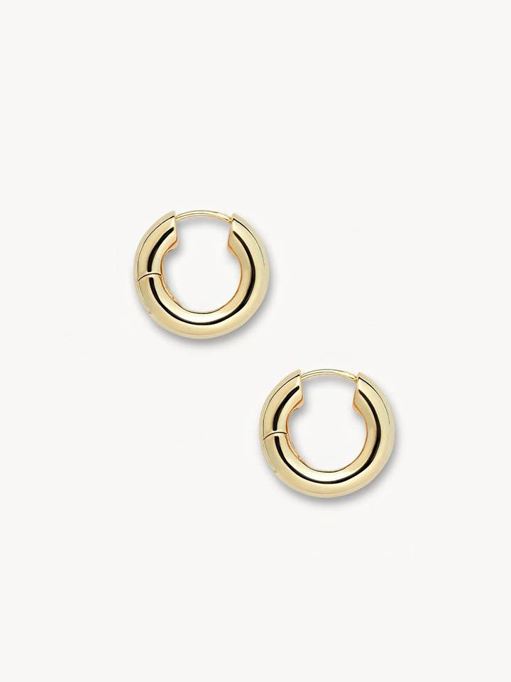 Chunky Hoops voor baby's in goud voor wholesale door MACHETE