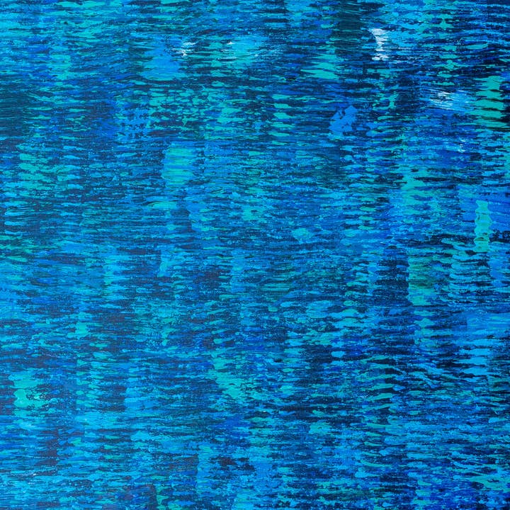 Ocean Dreams – Textured Abstract Ocean Painting | 25x37 Inches for wholesale by Brianne Valentino LLC