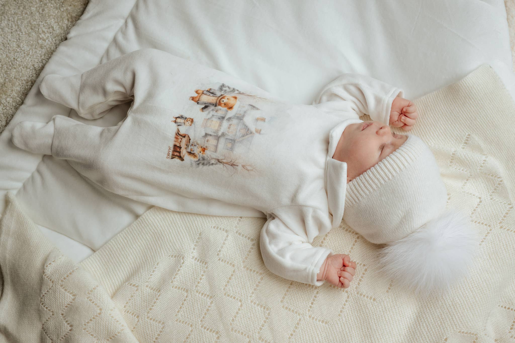 JAMIKS - Wholesale Newborn/Knit Hat - Baby - Newborn Winter Hat with Merino Wool Mads3