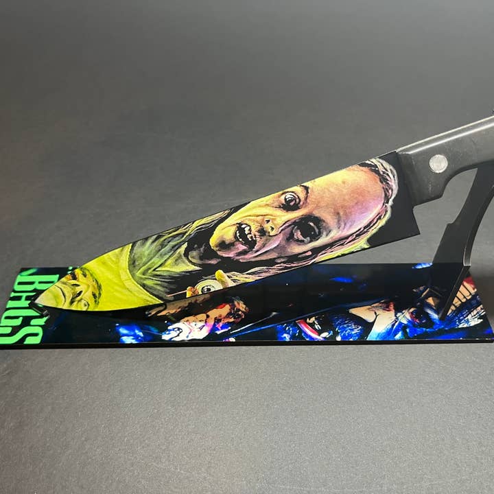 Dead Dave Designs - Wholesale Kitchen/Utility Knife - Body Bags 1993 Kitchen Knife with stand2