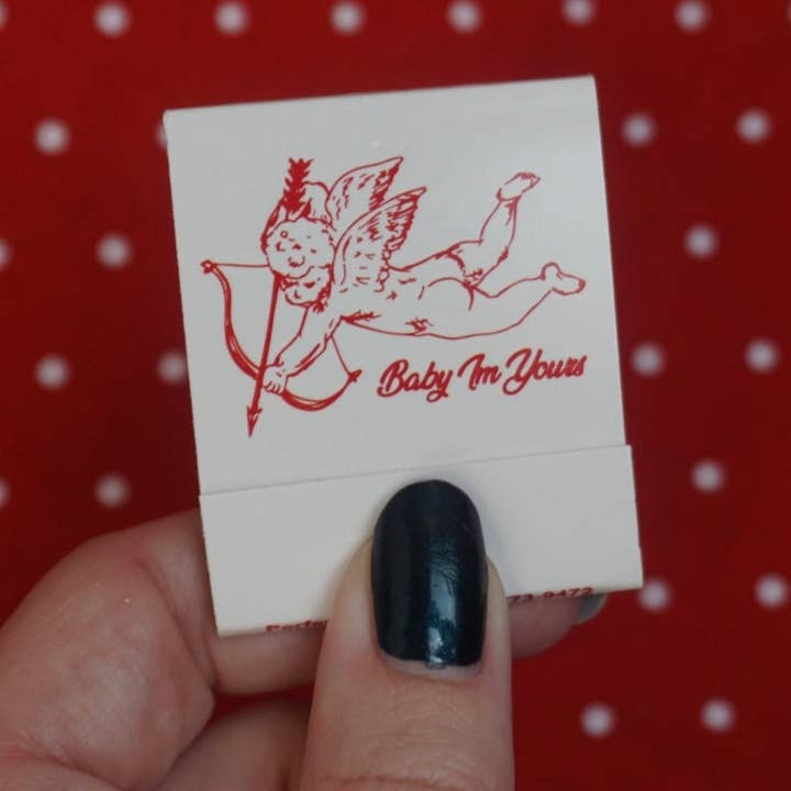 artxnikki - Wholesale Matches - “Baby I’m Yours” cupid Matchbook1
