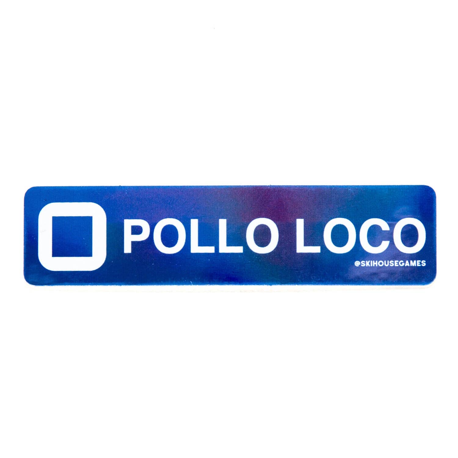 Ski House Games - Wholesale Sticker - Pollo Loco Holographic Ski Sticker0