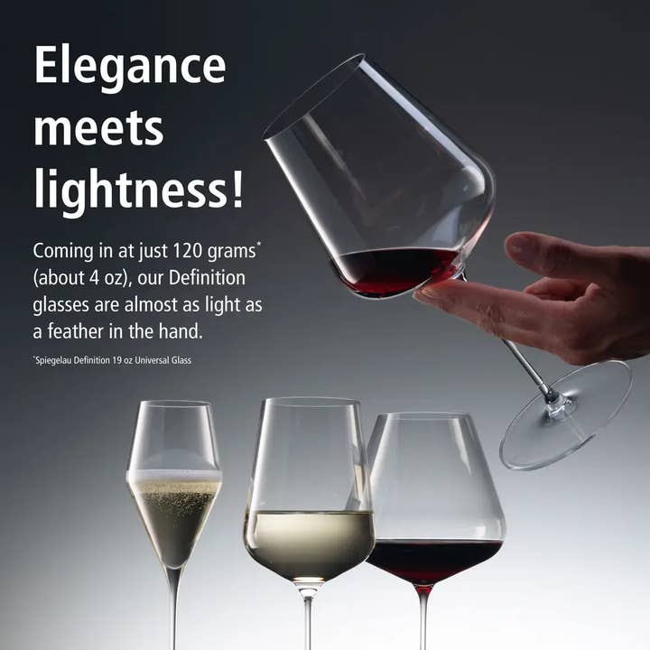 Spiegelau - Wholesale Wine Glass - Definition - Crystal White Wine Glasses - Set of 2