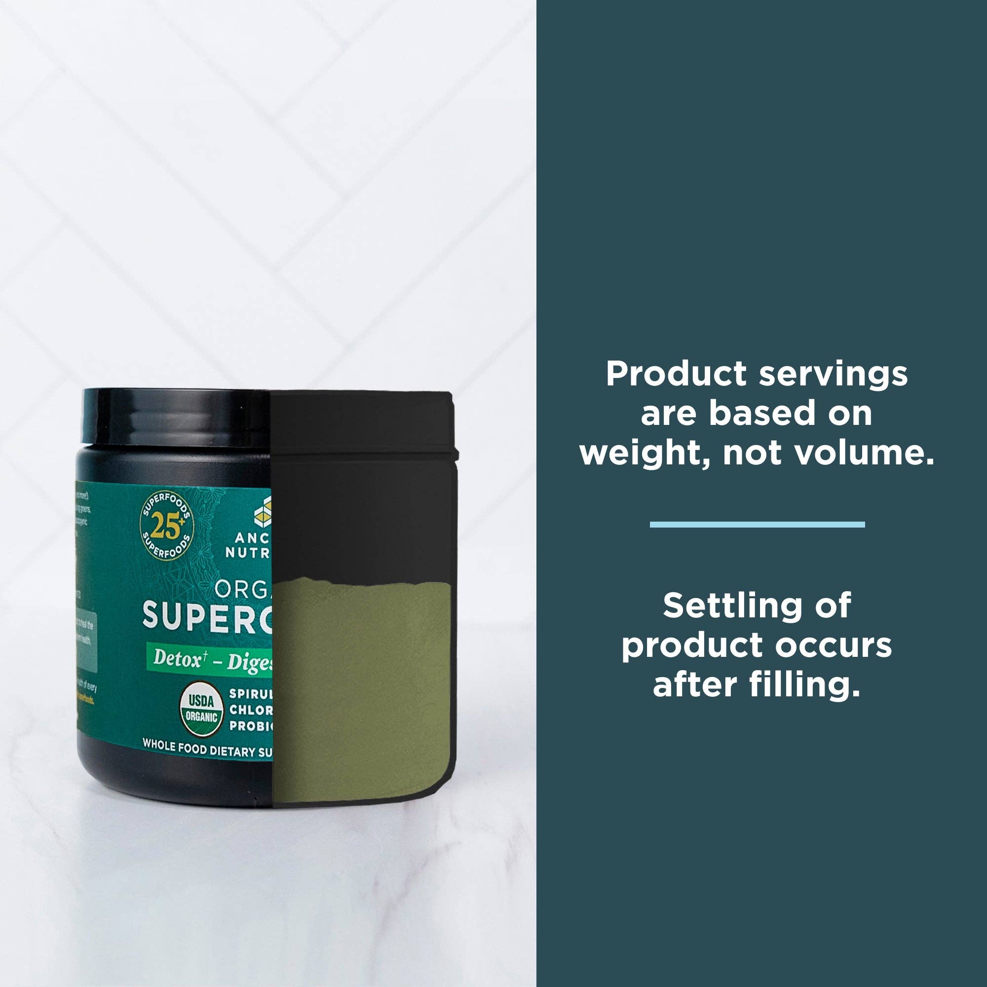 Ancient Nutrition - Wholesale Protein/Superfood Powder - Organic SuperGreens | Powder Greens Flavor (12 Servings)6