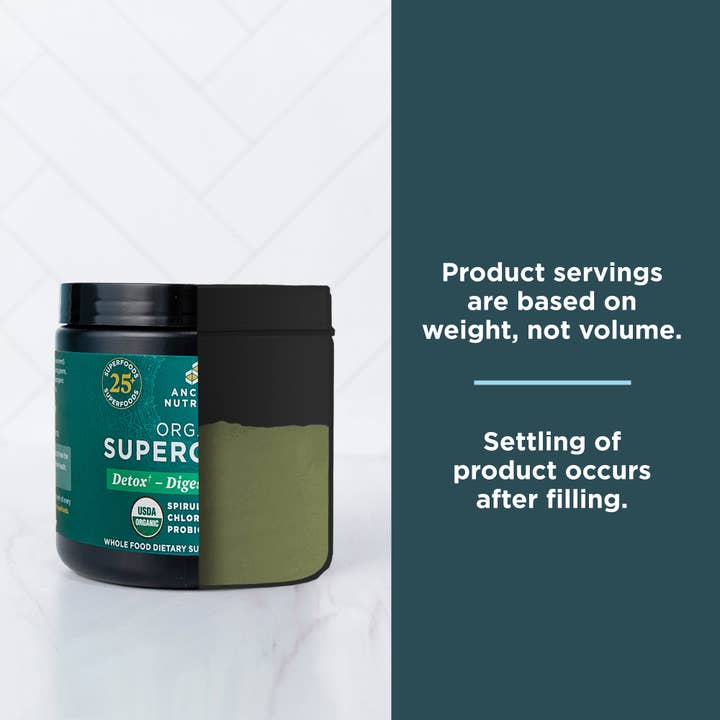Ancient Nutrition - Wholesale Protein/Superfood Powder - Organic SuperGreens | Powder Greens Flavor (12 Servings)6
