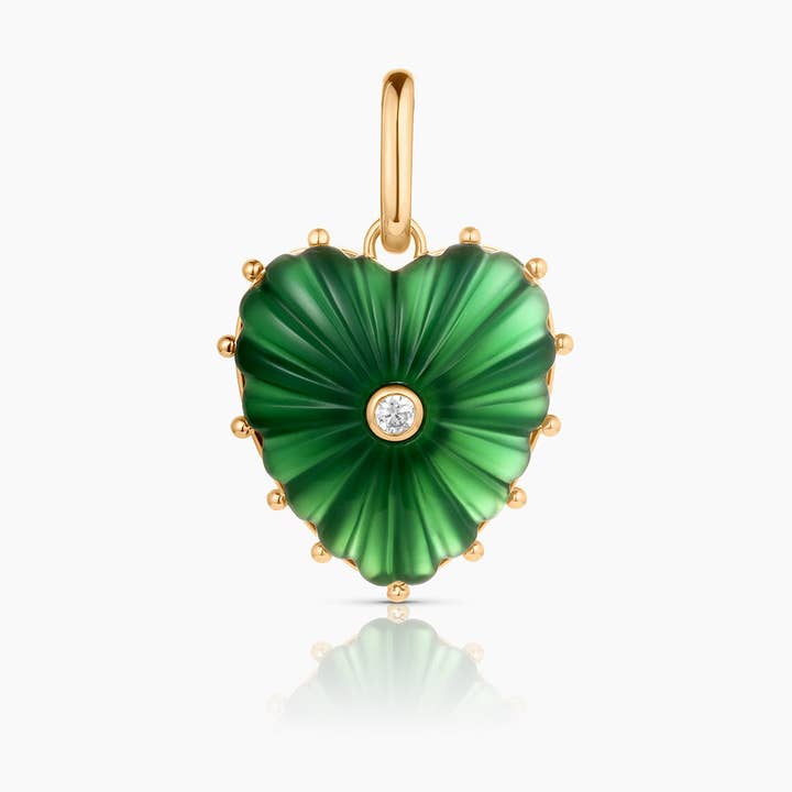 Malene Jade Clip Charm for wholesale by THATCH