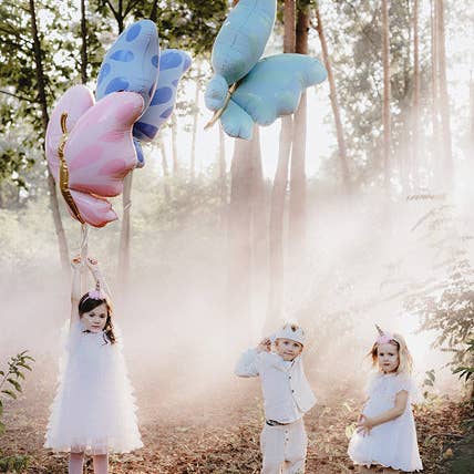 Ellie's Party Supply - Wholesale Balloon - Mint OR Blue Butterfly Foil Balloon - Self-Sealing Party Decor | 27.2x27.2 Inches5