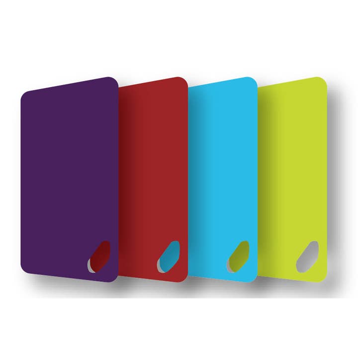 KITCHEN BASICS Cutting Mat 4PC/ST Large Assorted Colors for wholesale on Faire