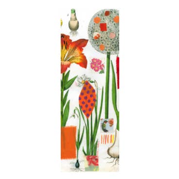 Foulard botanique blanc et orange pour la vente par Smilow + Mathiesen