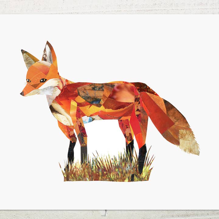 Fox print for wholesale by Angela Doak