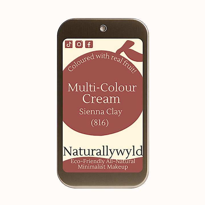 Sienna Clay - Crema de Color Pigmentada con Frutas (7g) para venta al por mayor de Naturally Wyld