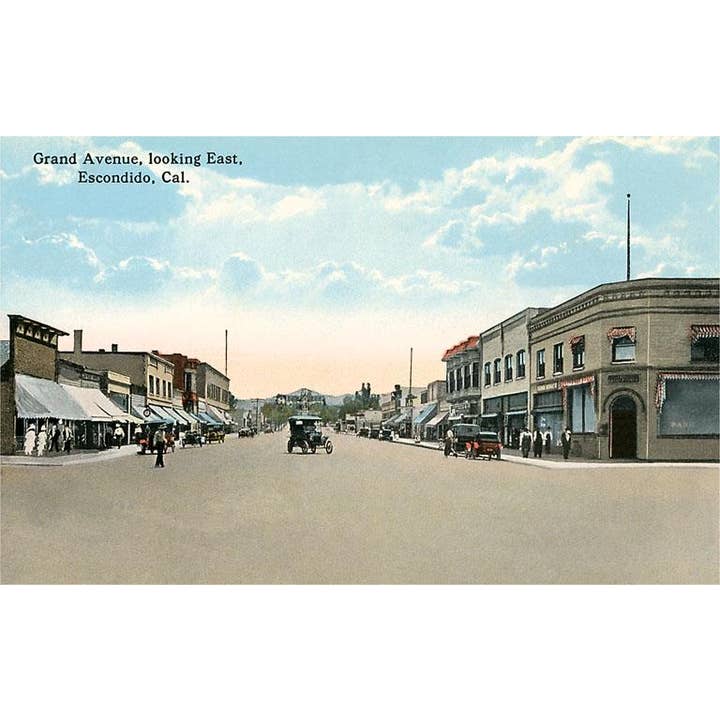 Tarjeta de Felicitación CA-1306 Grand Avenue, Escondido para venta al por mayor de Found Image Press