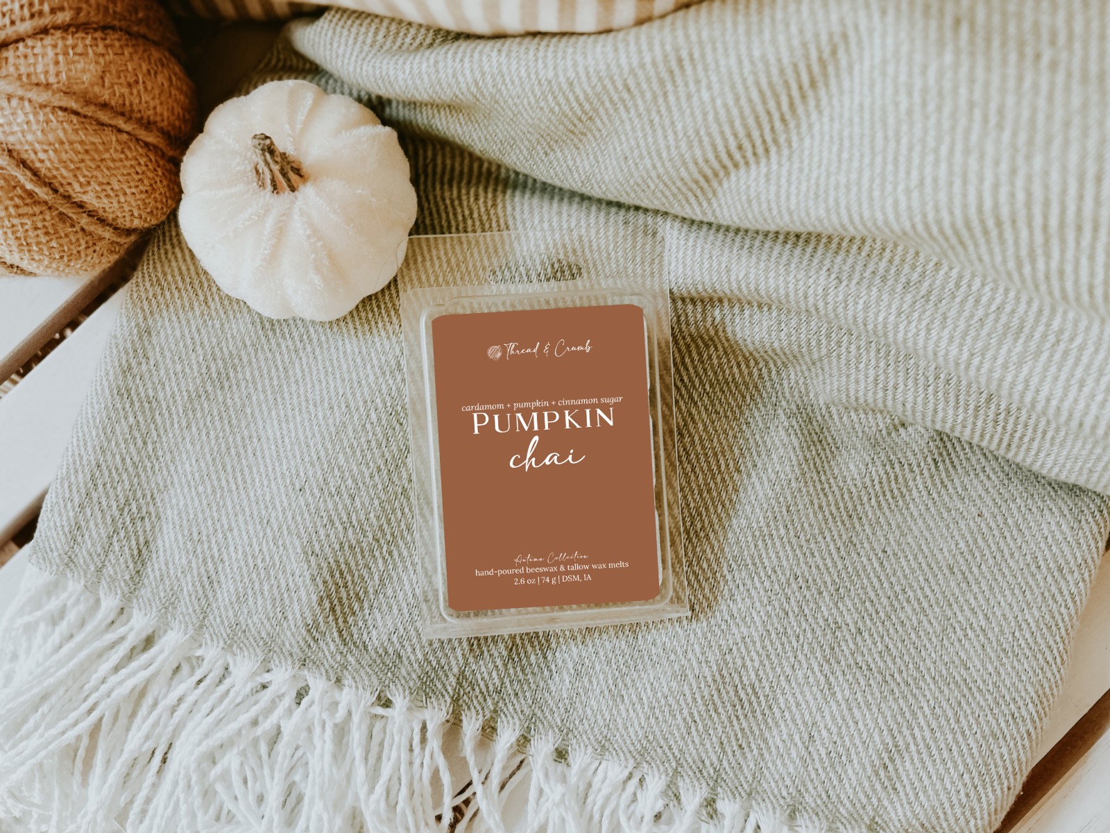 Thread & Crumb – wholesale Wax melt – Fall Wax Melts | Beeswax + Tallow Melts | Private Label2