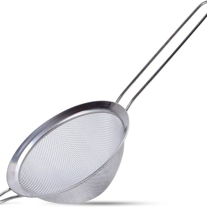 Alpine Cuisine Stainless Steel Strainer 7-Inch with Durable Mesh & Sturdy Handle - Kitchen Gadgets Tools & New Home Kitchen Essentials - Perfect for Sift, Strain, Drain, Oil & Tea for wholesale by Alpine Cuisine