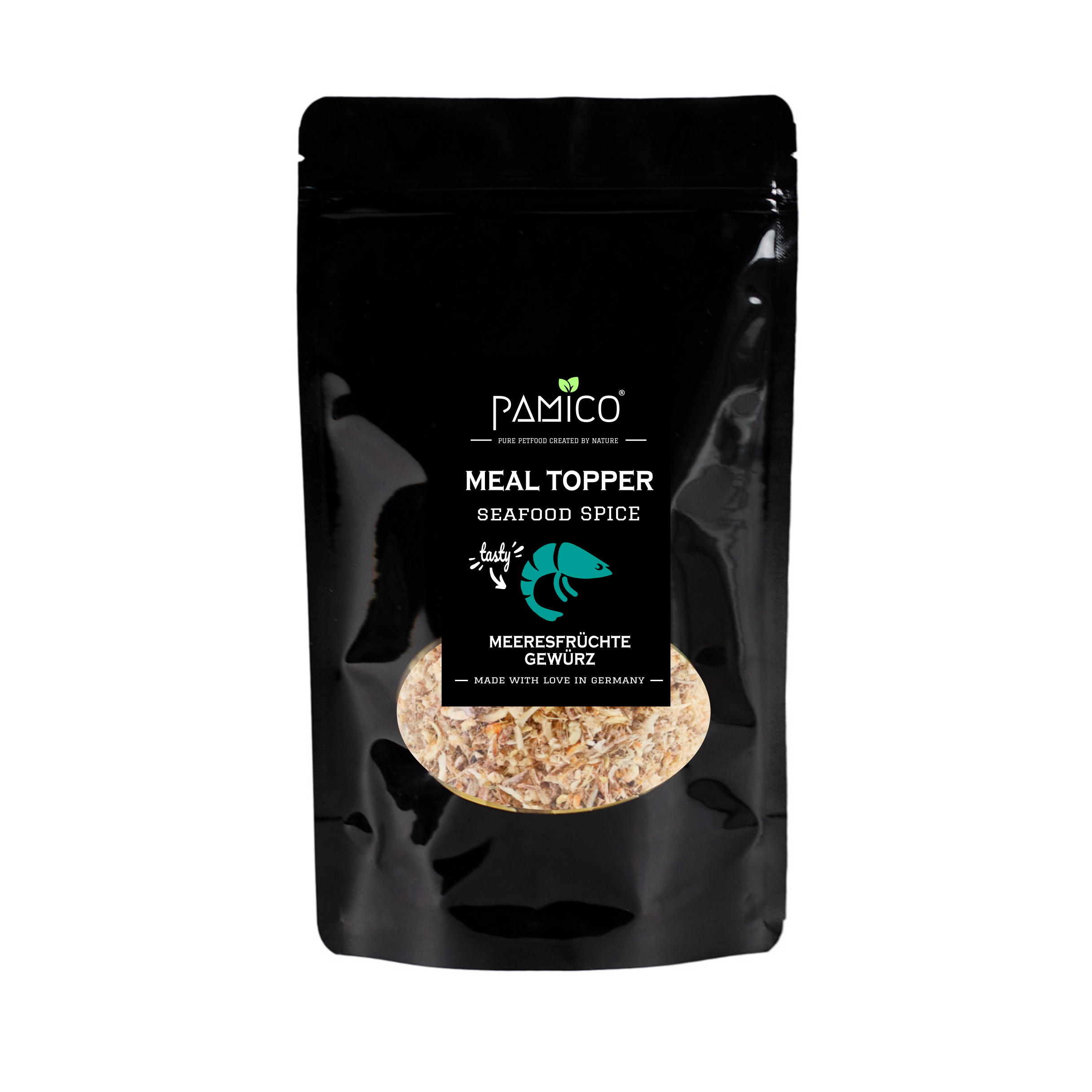 PAMICO - Wholesale Pet Food - Dog - Seafood Spice Meal Topper - Shrimp Topping for Dogs & Cats1