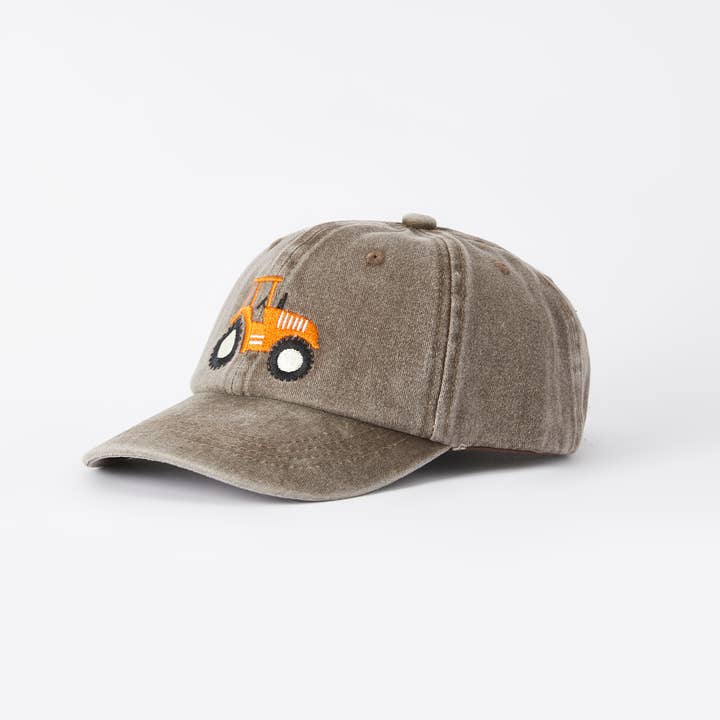 Auraquise - Wholesale Baseball Cap - Kids - Kid's Green Tractor Embroidered Baseball Cap1