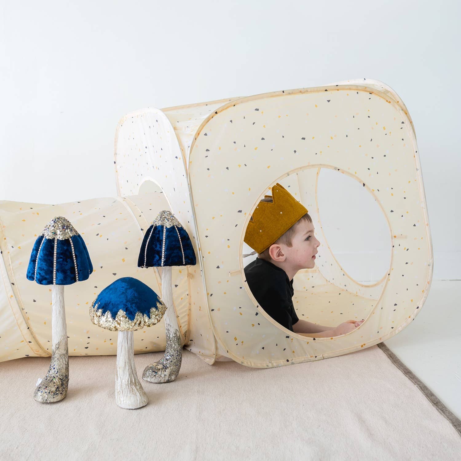 3 Sprouts - Wholesale Tent - Kids - Kids 3-in-1 Play Tent & Tunnel Set with Recycled Fabric18