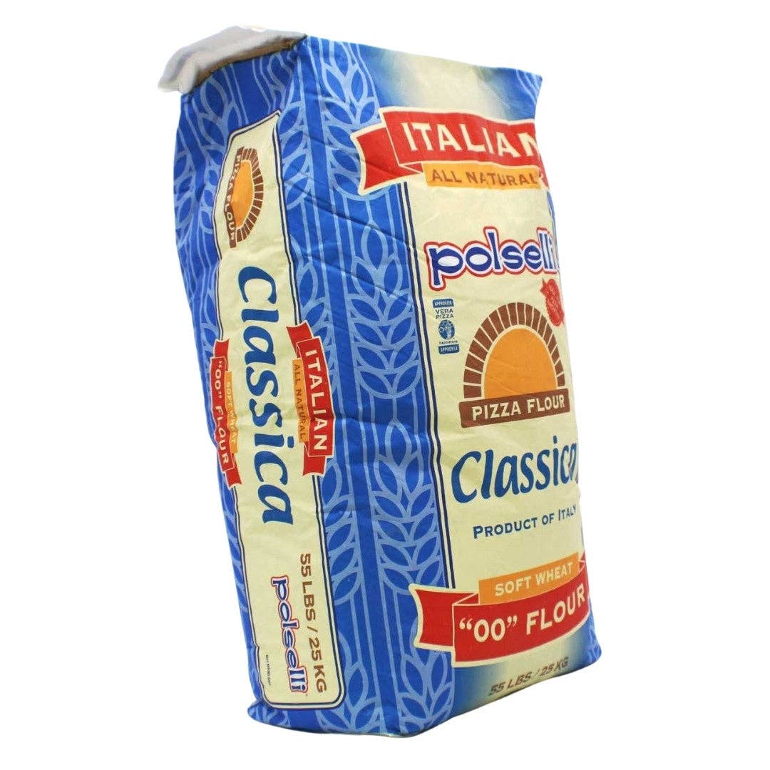 Wholesale Italian Food - Wholesale Flour - Polselli: Classica Tipo 00 Pizza Flour (Neapolitan) 55 lbs. Bag2