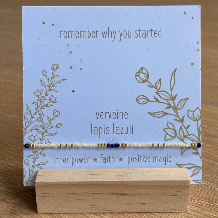 Husk hvorfor du startede - Lapis lazuli/verveine for engroshandel hos Bits&Pieces