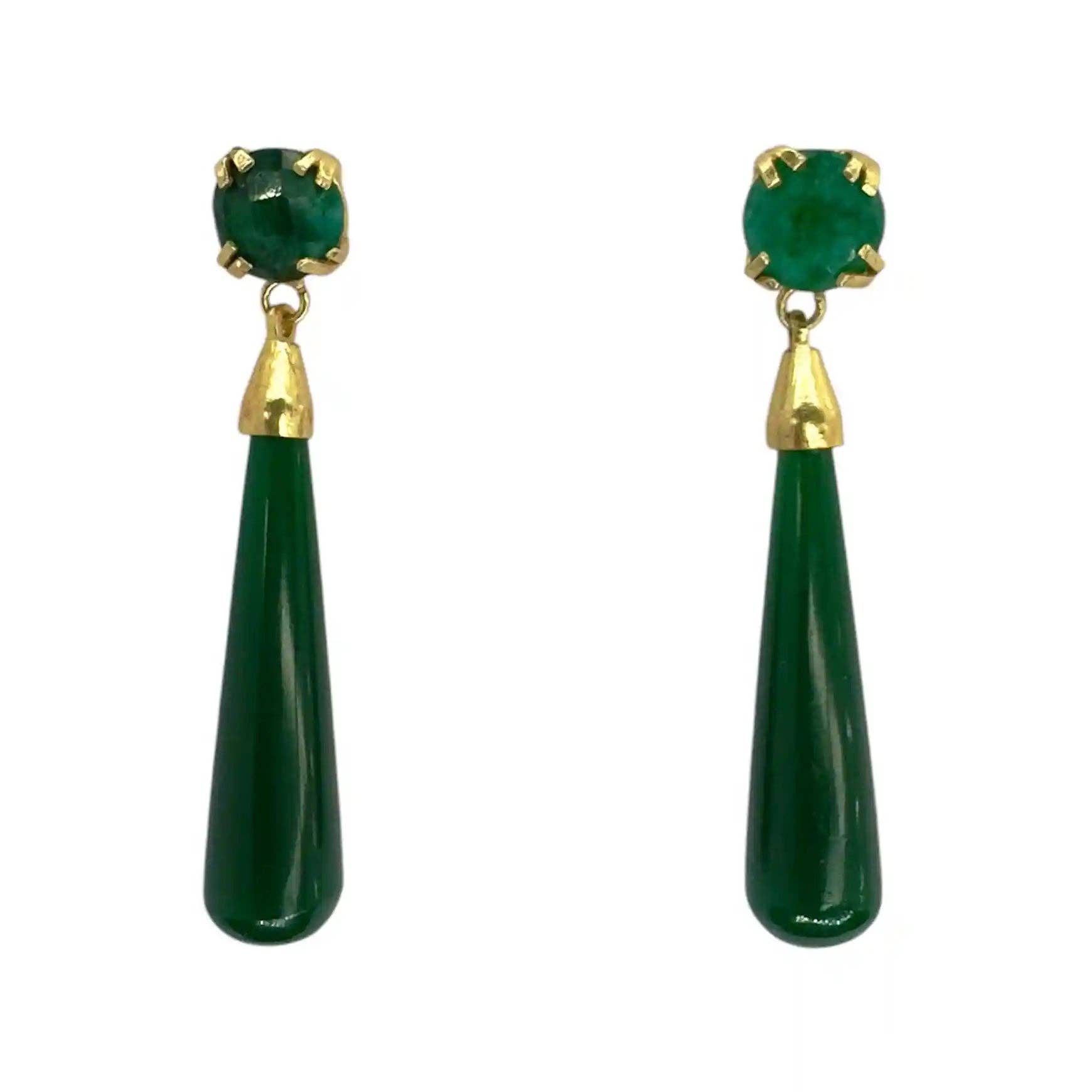 ACUS - Wholesale Dangle Earrings - Green Flamenco Passion Earrings