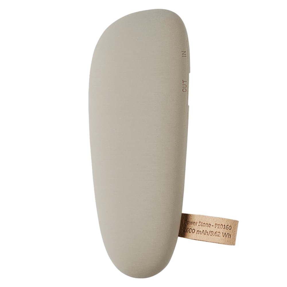 GreyLime - Wholesale Portable Charger - Power Stone ll 2600 mAh Powerbank Beige1