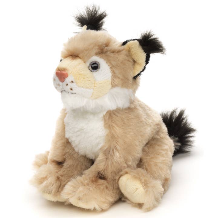 Uni Toys - Wholesale Stuffed/Plush Toy - Kids & Baby - Lynx, sitting - 16 cm (length) - cuddly/plush toy