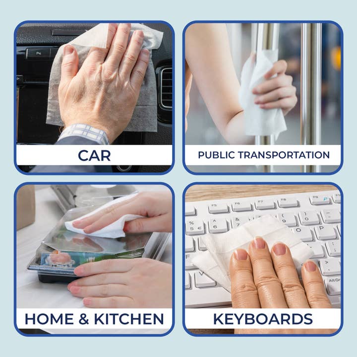 Concentric Health Alliance - CHA Supply - Wholesale Universle reinigingsdoekjes - Desinfectiedoekjes EPA-lijst N | Canister van 85 stuks4