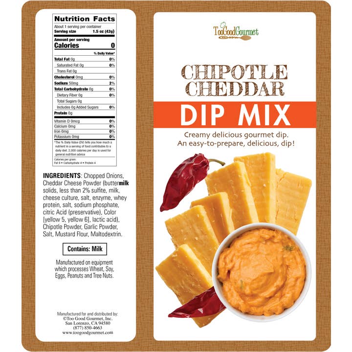 Too Good Gourmet - Wholesale Dip - Summer BBQ Dip Mix for Snacks5