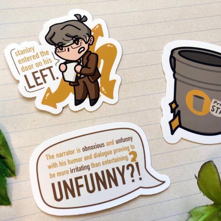 Stanley Parable Vinylklistermärken för wholesale av Winterstar Art