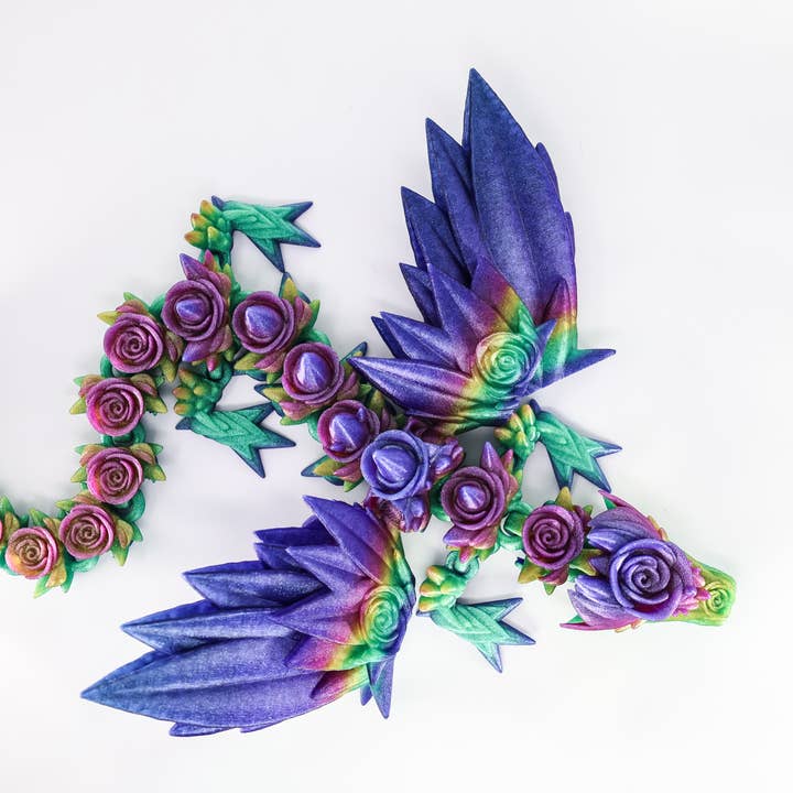 Ruby’s dragons - Vente Figurine – enfant - Grands dragons avec ailes imprimés en 3D — couleurs assorties3