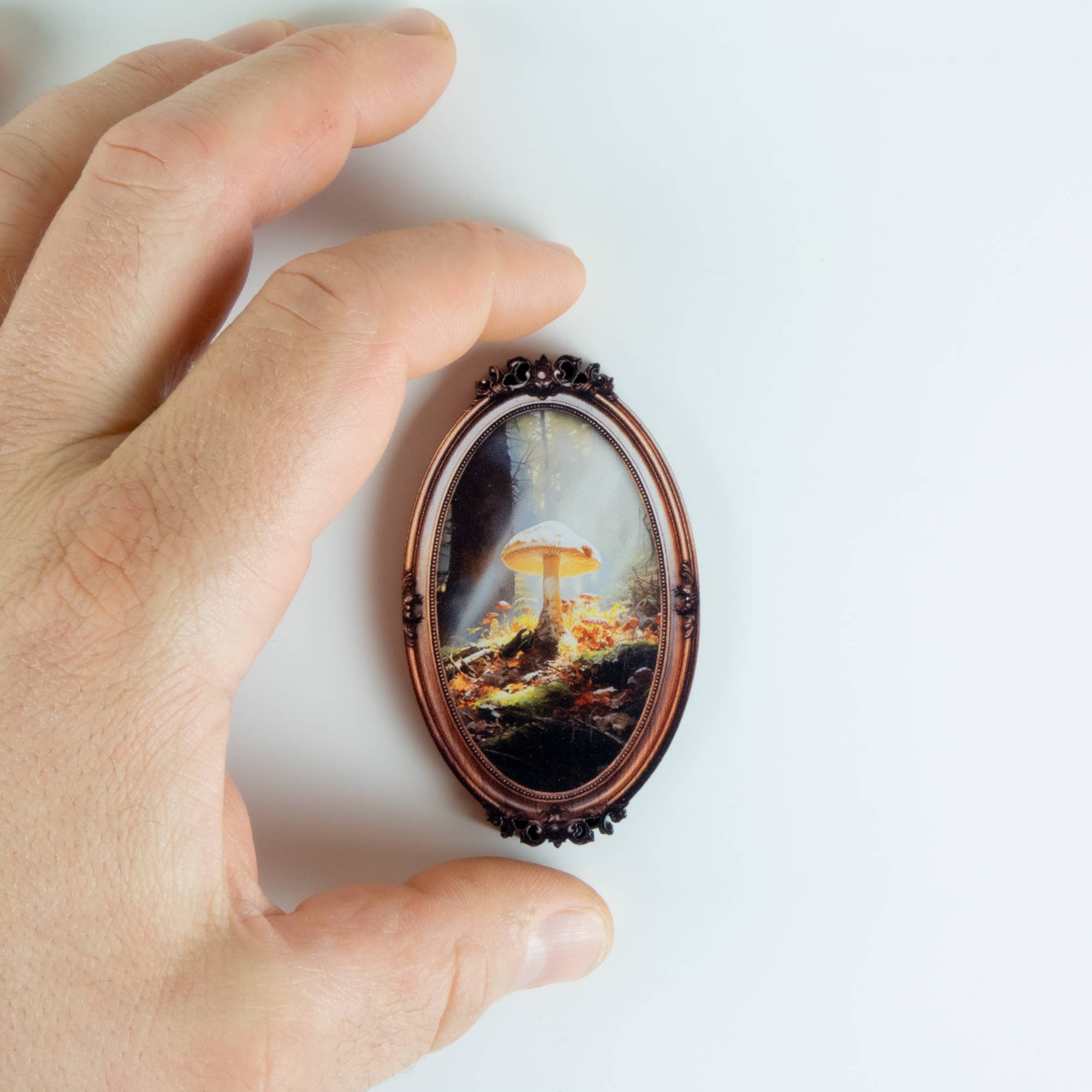 Standish House - Vente Aimants - Aimants avec champignons, effet 3D encadré, cadres vintage10