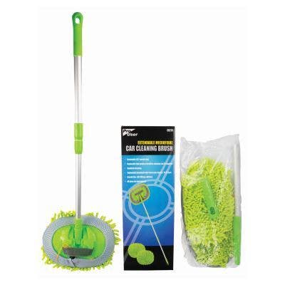 Rinkit Ltd – wholesale Cleaning brush – Microfibre Extendable Car Wash Brush - 43" - Green