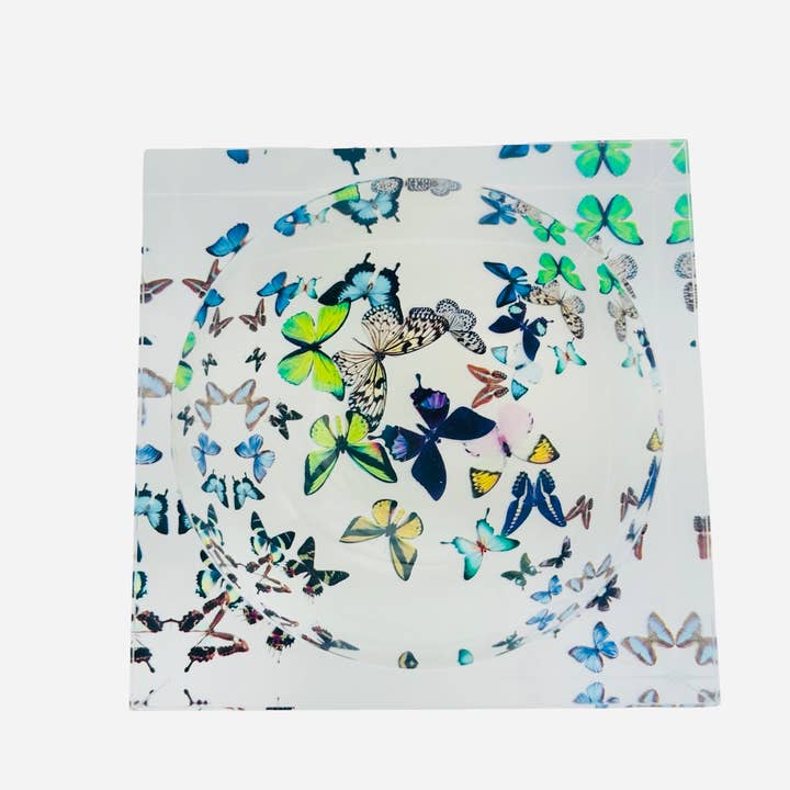 Maven Home - Wholesale Decorative Plate/Dish/Bowl - Aura Acrylic Bowl, Kaleidoscope3