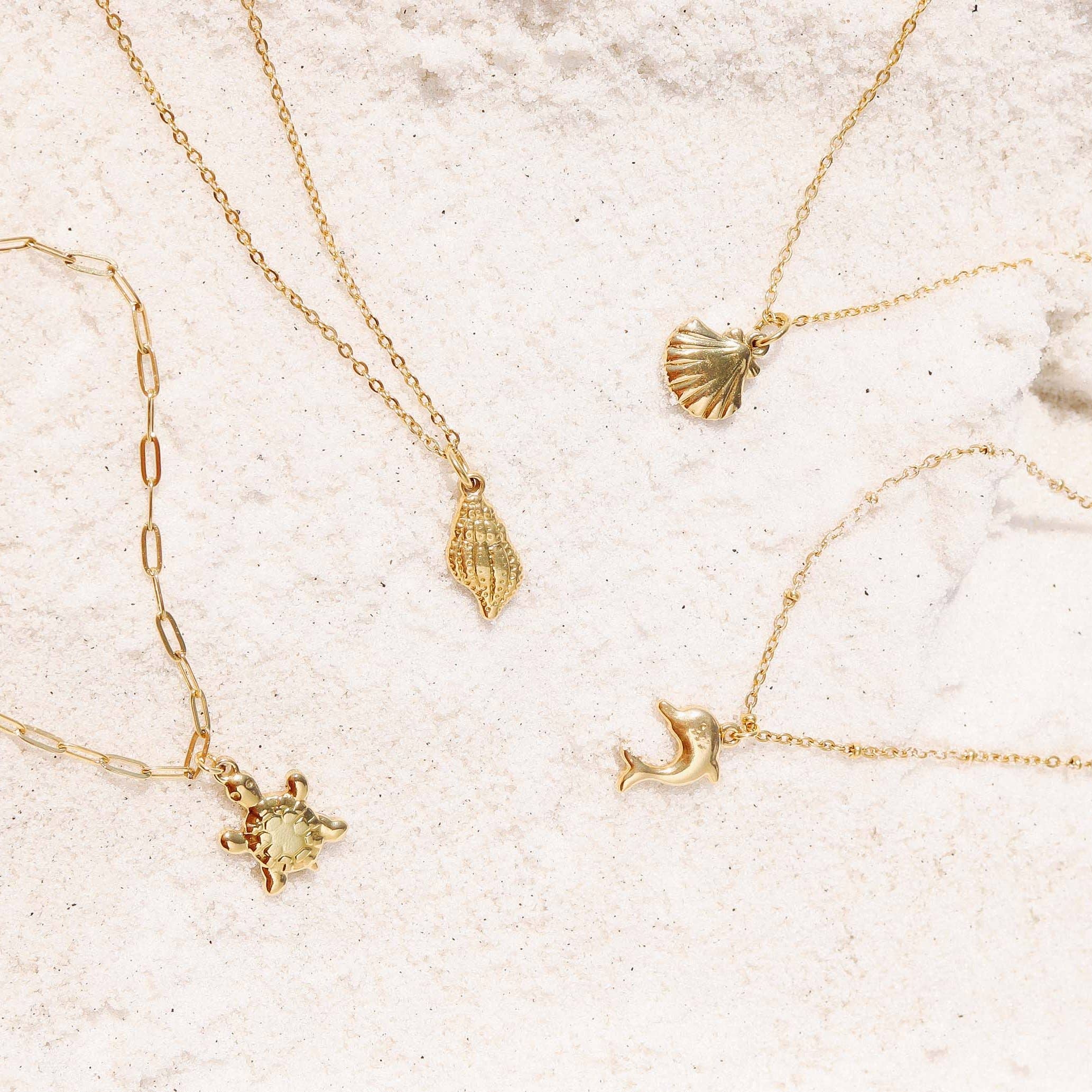 WJW – wholesale Individuell berlock/hänge – 18K guld PVD rostfritt stål havssköldpadda berlock12