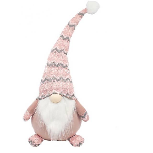 Light Up Beard Jolly Festive Gonk Pink for wholesale by Elcie-Jayne