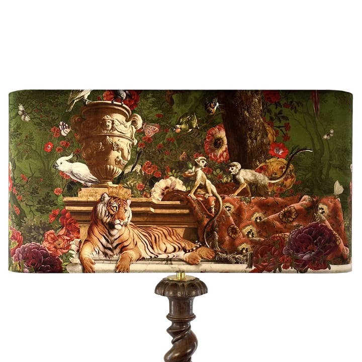 CANDIEIRO DE MESA RETANGULAR SEM FRANJAS MACHLI por atacado de Voglio Bene