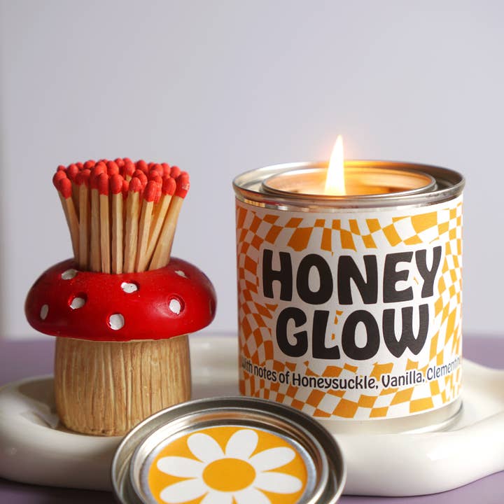 Vela de cera de soja Aroma a Miel para venta al por mayor de Fleetwood Candle Co.