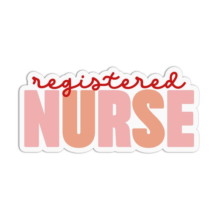 Enfermeira Registada Enfermeira Impermeável Autocolantes por atacado de Girls Printing House