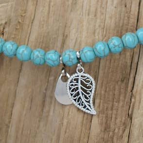 Turquoise Bead Bracelet for wholesale by Eye Catching Jewelry