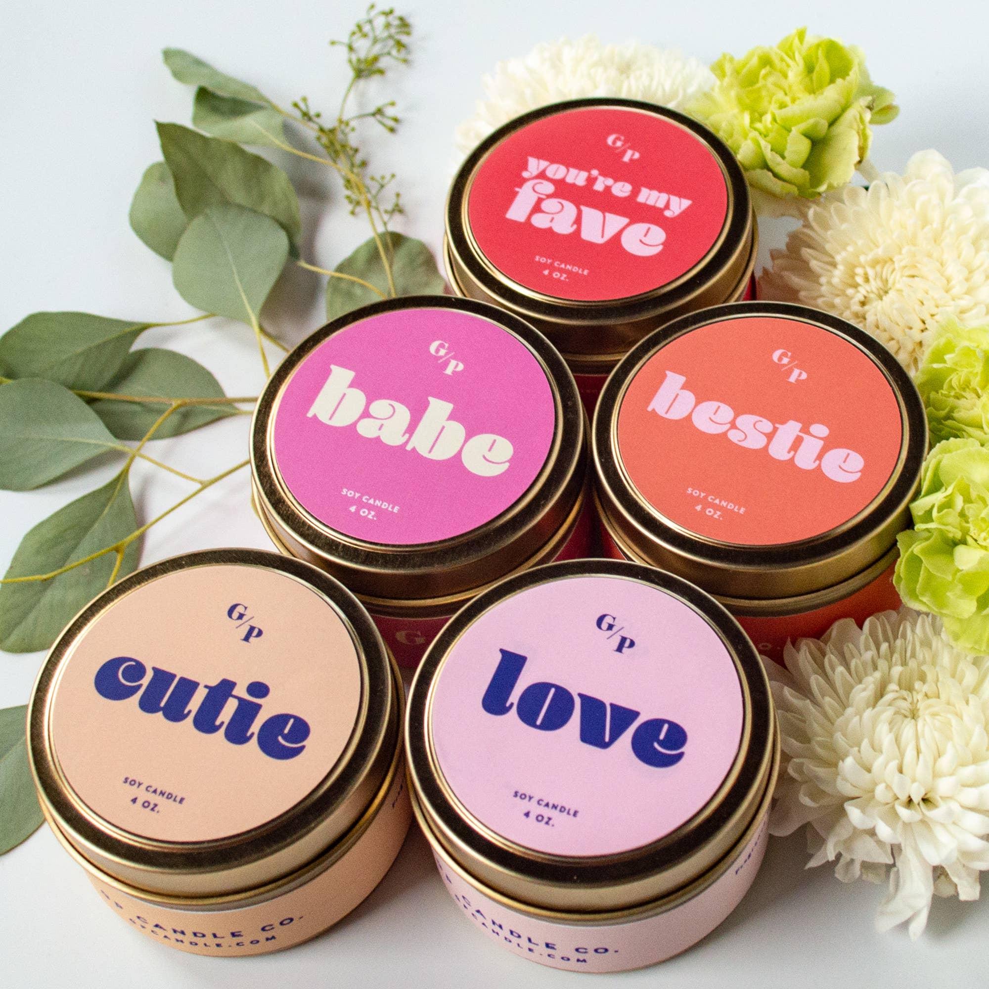 GP Candle Co. - Wholesale Travel Candles - Babe Just Because 4 oz. Candle Tin6