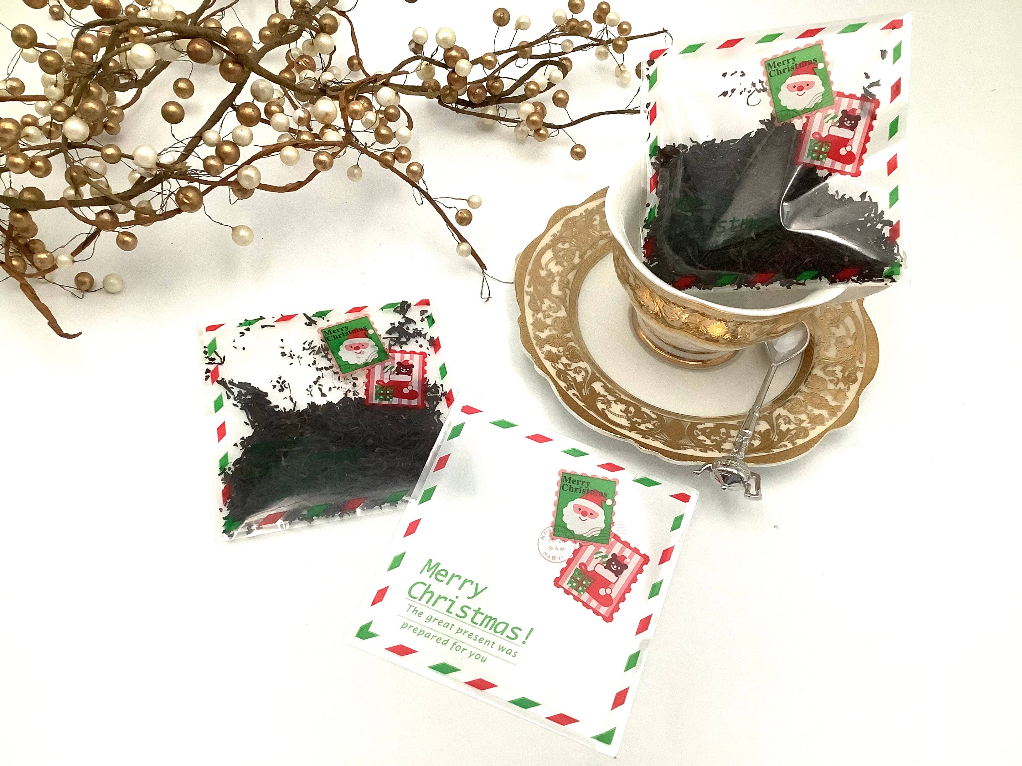 All Little Cute Things – Engroshandel Løs te – Te julebrev fra julemanden løse tepakker1