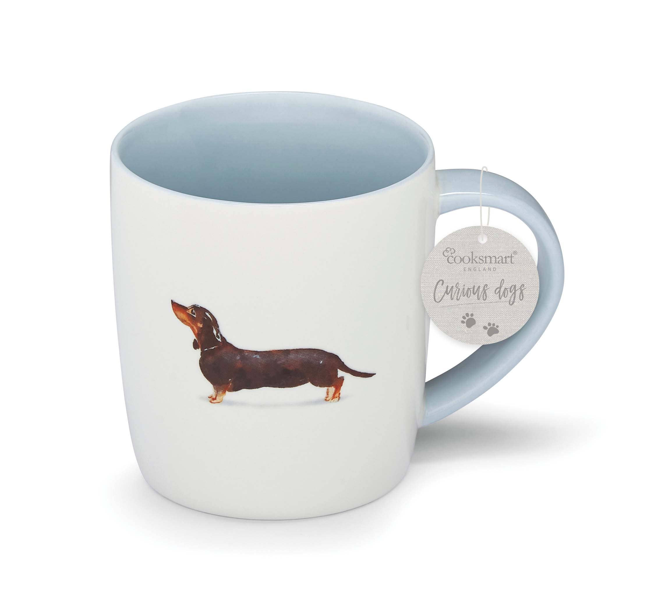 Multi Barrel Mug Curious Dogs for wholesale on Faire