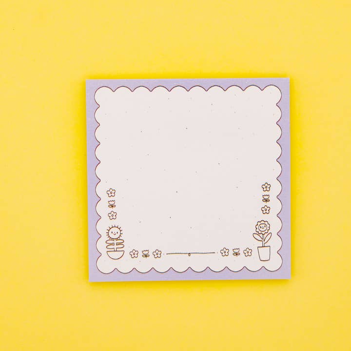 Wildflowers Sticky Notepad for wholesale by Ivna Lins