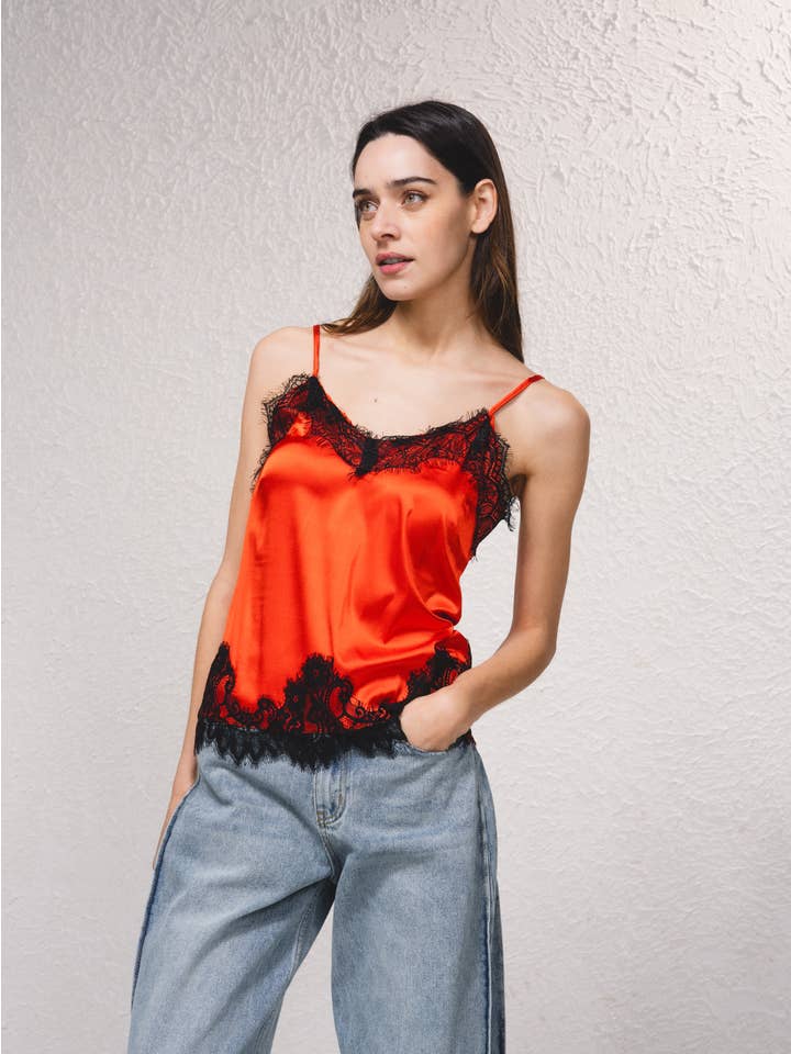 SMF - Wholesale Tank Top - Women's - 259631 - Top with lace applications12