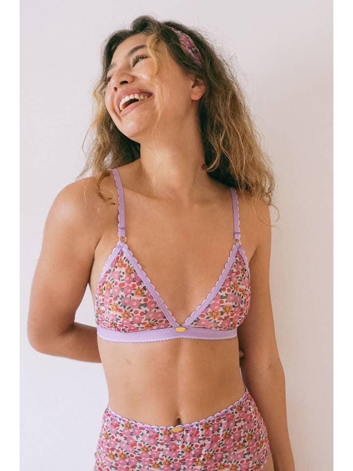 Troo. - Wholesale Bralette - Women's - Mary Triangle Soft Mesh Women's Underwear2