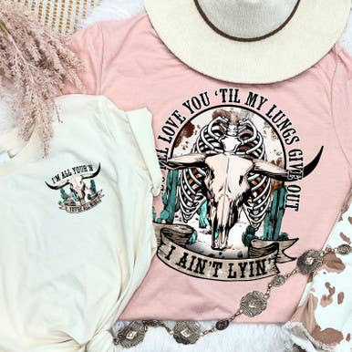 I'll Love You SET Screen Print Heat Transfer for wholesale by Trendy Transfers