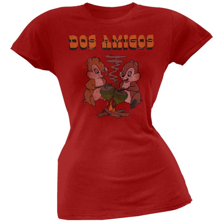 Chip 'N Dale - Dos Amigos Women's Juniors T Shirt for wholesale by Official Store