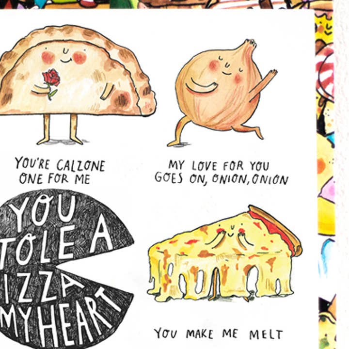 Jelly Armchair - Vendita all'ingrosso Biglietti d'amore - Hai rubato una pizza il mio cuore